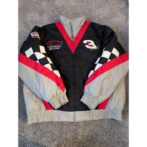 Vintage Nutmeg Dale Earnhardt Chevrolet Racing Jacket Men Large Intimidator 3